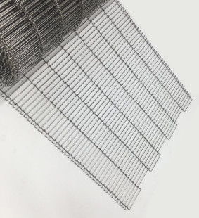 Dilas 304SS Food Mesh Belt Wire Fabric untuk Ladder Chain Conveyor