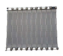 Tautan Konveyor Pelat Sabuk Stainless Steel Rantai Mesh Kustom