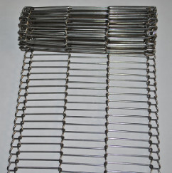 Disesuaikan Tahan Panas Flat Flex Wire Oven Food Mesh Belt Anggar Rolls