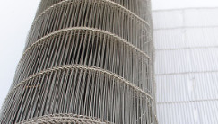 Disesuaikan Tahan Panas Flat Flex Wire Oven Food Mesh Belt Anggar Rolls