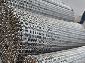 304SS Herringbone Conveyor Belt Chain Wire Untuk Memanggang Makanan