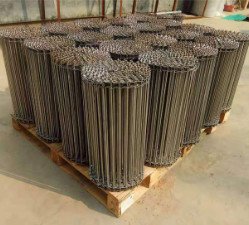 Sabuk Konveyor Stainless Steel SS201 Seimbang Ganda MS Wire Mesh