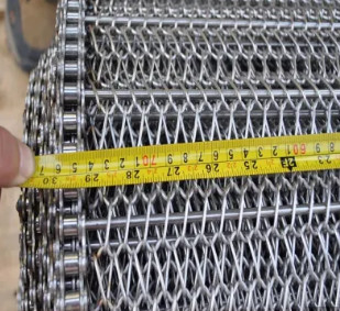 Stainless Steel Spiral Freezer Belt Twill Dutch Weave Wire Mesh