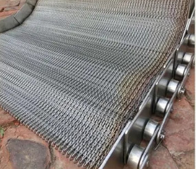 Stainless Steel Spiral Freezer Belt Twill Dutch Weave Wire Mesh