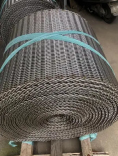 Suhu Tinggi SS304 Stainless Steel Chain Spiral Freezer Belt untuk mesin pengering