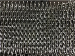 Suhu Tinggi SS304 Stainless Steel Chain Spiral Freezer Belt untuk mesin pengering