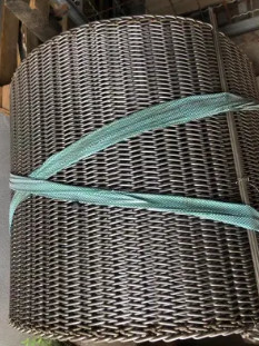 Suhu Tinggi SS304 Stainless Steel Chain Spiral Freezer Belt untuk mesin pengering
