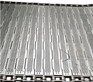 Industri Stainless Steel Flat Top Chain Mesh Belt Untuk Konveyor Pemrosesan Makanan