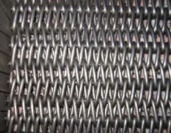 Suhu Tinggi SS304 Chain Mesh Belt Balanced Weave wire