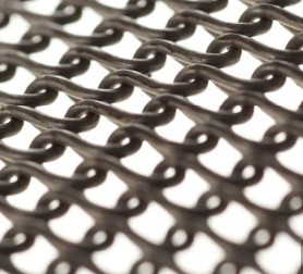 316SS Uni Chain Driven Belt Conveyor Mesh Link Untuk Memanggang