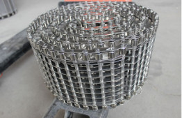 168mm-900mm SS Stainless Steel Conveyor Belt Wire Mesh untuk Dinding Cladding