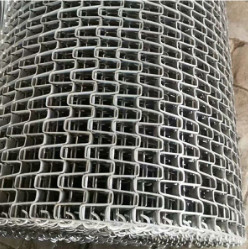 Belt Konveyor Industri Makanan Wire Mesh Flat GI Tugas Berat