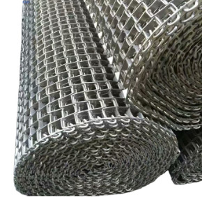 Sistem Konveyor Sabuk Baja Sabuk Madu Stainless Steel Halus Konveyor Makanan