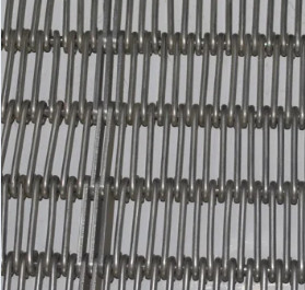 304 Stainless Steel Wire Mesh Conveyor Belt Rantai Interlock