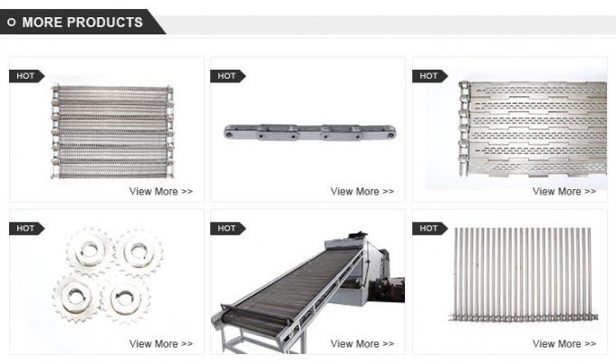 Suhu Tinggi Stainless Steel Enrober Wire Belt Mesh Untuk Konveyor Telur 11