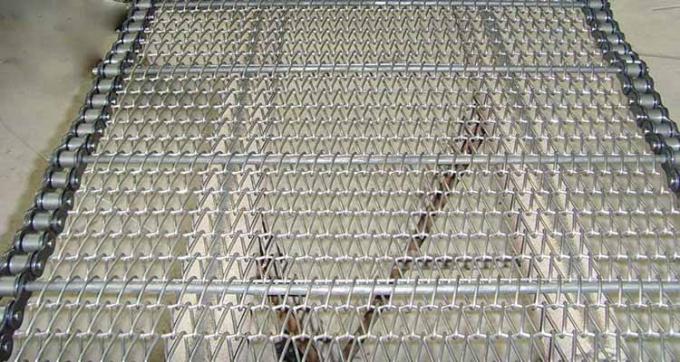 Suhu Tinggi 314 310s Stainless Steel Spiral Mesh Conveyor Chain Belt Metal 15