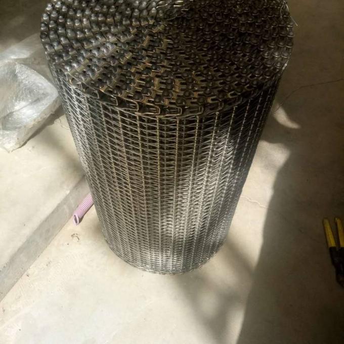 Rantai Sabuk Konveyor Coklat Buah Ketahanan Korosi yang Disesuaikan Didorong 5