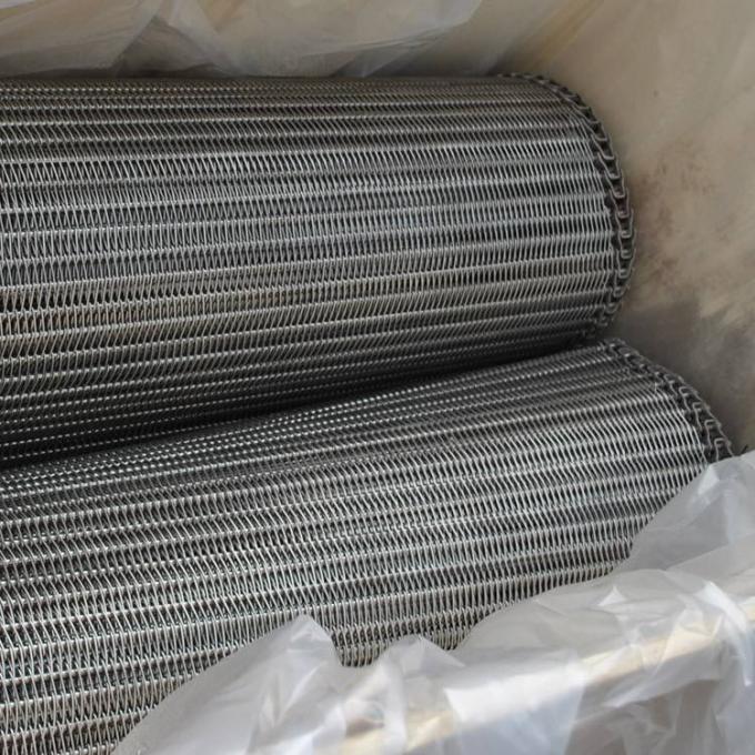 Rantai Sabuk Konveyor Coklat Buah Ketahanan Korosi yang Disesuaikan Didorong 6