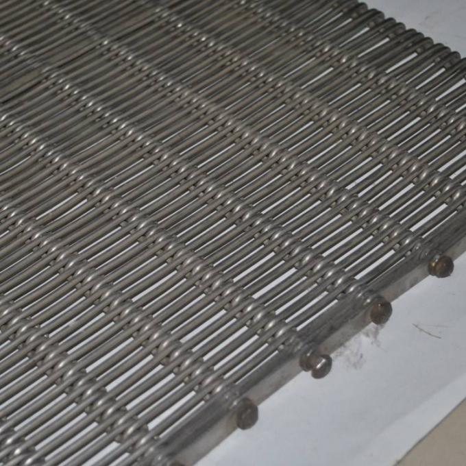 Rantai Sabuk Konveyor Coklat Buah Ketahanan Korosi yang Disesuaikan Didorong 11