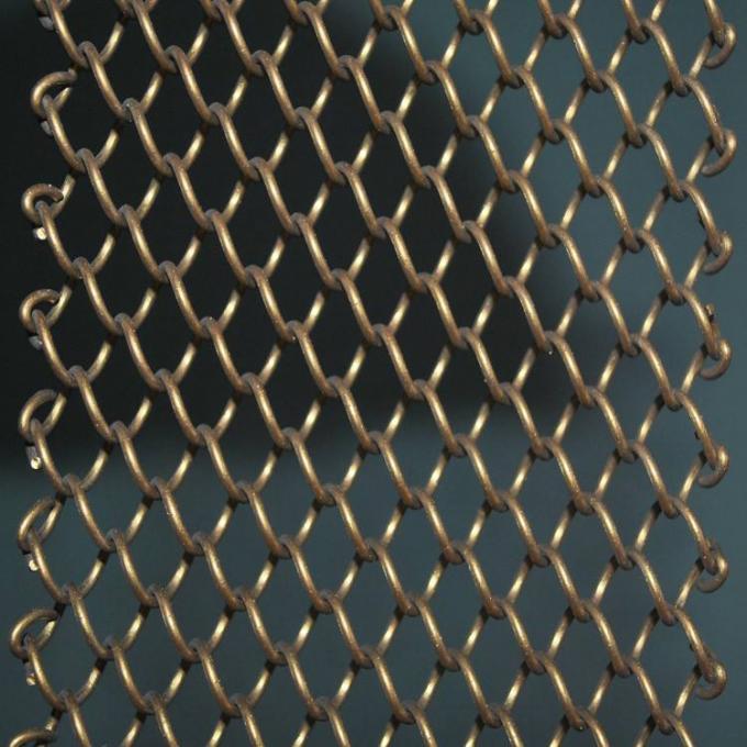 Rantai Sabuk Konveyor Coklat Buah Ketahanan Korosi yang Disesuaikan Didorong 15